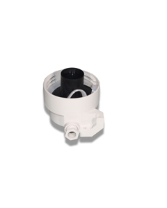 Lamp socket E27 f/installation at wall or ceiling